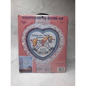 The New Berlin Co Counted Cross Stitch Rocking Horse 30789